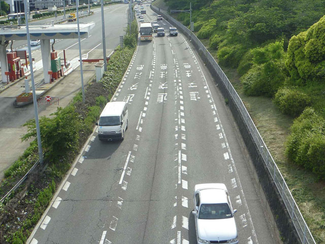 高速道路の写真画像