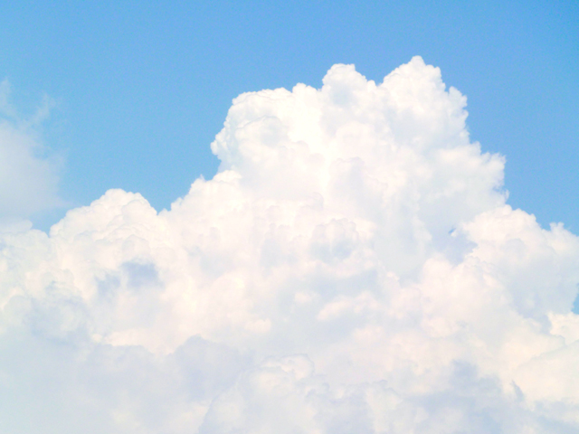 入道雲の写真画像