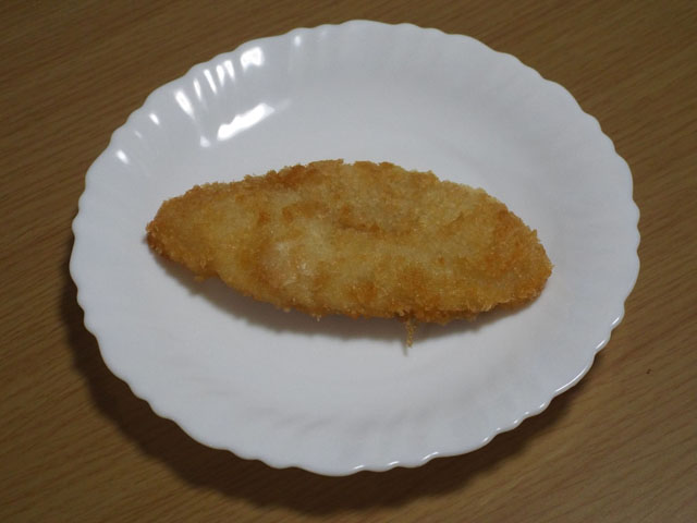 白身魚のフライの写真画像