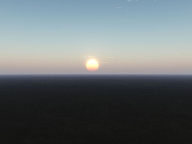 日の出の写真画像