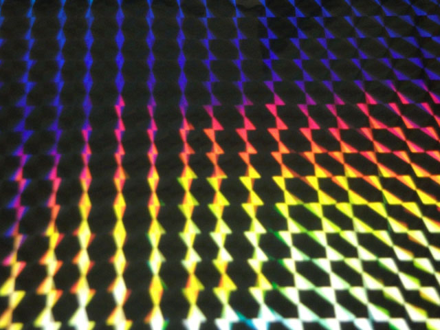 ホログラムの写真画像