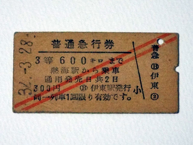 昔の切符、乗車券（１）の写真画像1