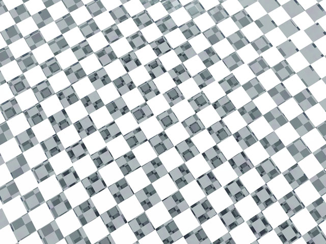 チェック柄のCGアート(2)の写真画像1