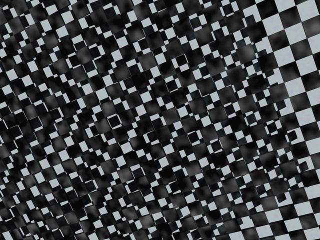 チェック柄のCGアート(4)の写真画像1
