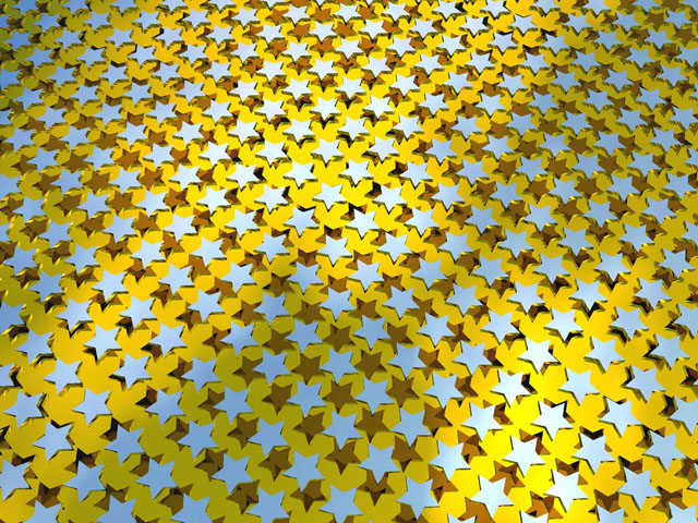 星柄のCGアート（２）の写真画像1