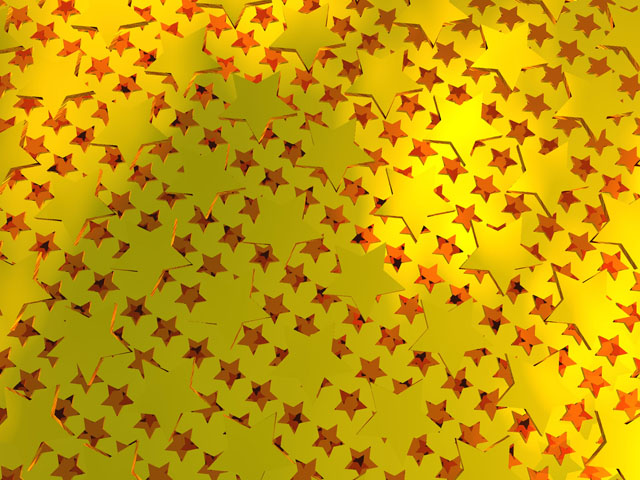 星柄のCGアート(4)の写真画像1