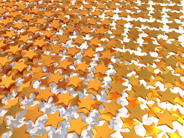 星柄のCGアート(5)の写真画像1