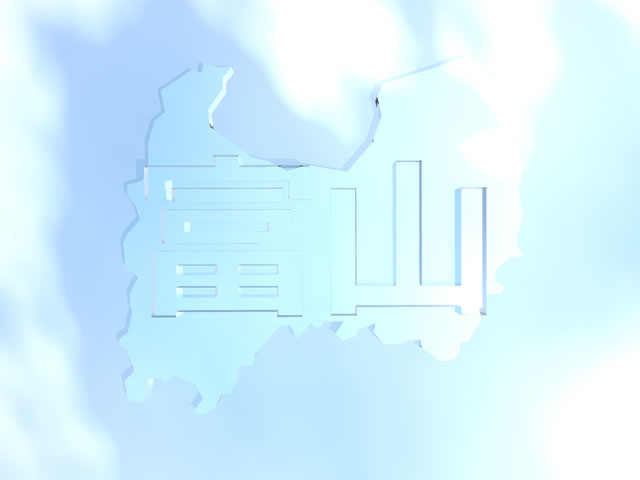 富山県地図の文字入りCGの写真画像5